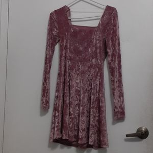 Aeropostale velvet dress sz s